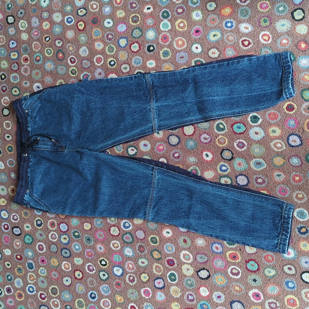 Frame Medium Denim/Nylon Joggers